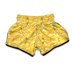 Ripe Banana Pattern Print Muay Thai Boxing Shorts