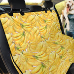 Ripe Banana Pattern Print Pet Car Back Seat Cover