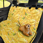 Ripe Banana Pattern Print Pet Car Back Seat Cover