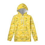Ripe Banana Pattern Print Pullover Hoodie