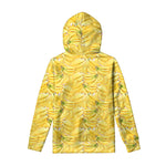 Ripe Banana Pattern Print Pullover Hoodie