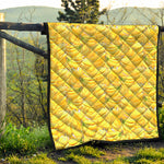 Ripe Banana Pattern Print Quilt