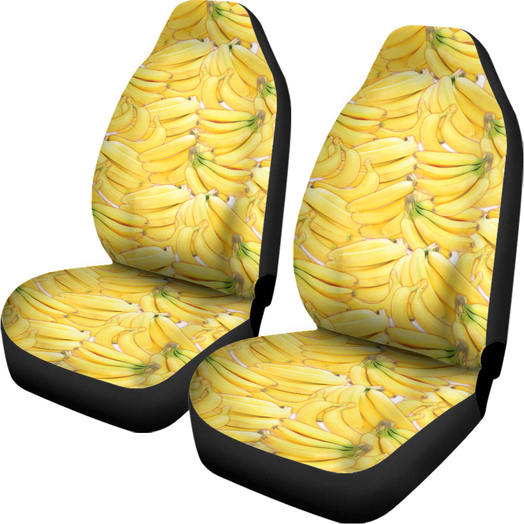 Ripe Banana Pattern Print Universal Fit Car Seat Covers