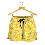 Ripe Banana Pattern Print Women's Shorts