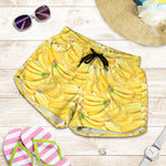 Ripe Banana Pattern Print Women's Shorts