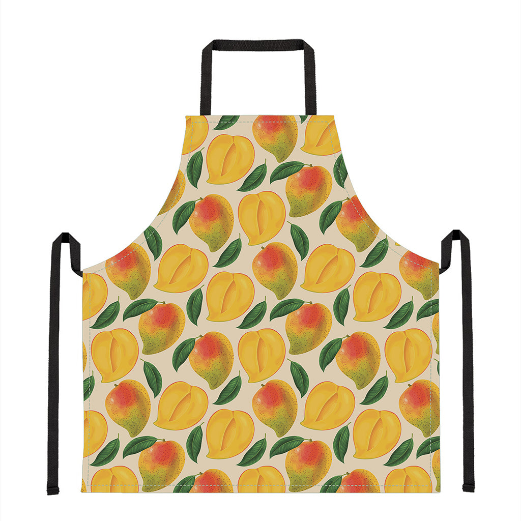 Ripe Mango Fruit Pattern Print Apron