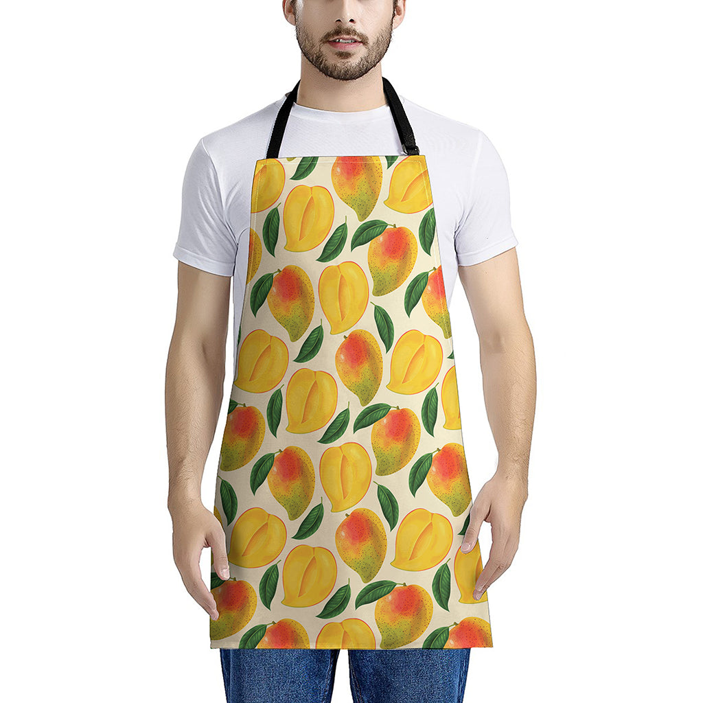 Ripe Mango Fruit Pattern Print Apron