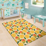 Ripe Mango Fruit Pattern Print Area Rug