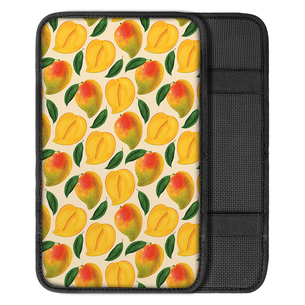 Ripe Mango Fruit Pattern Print Car Center Console Cover