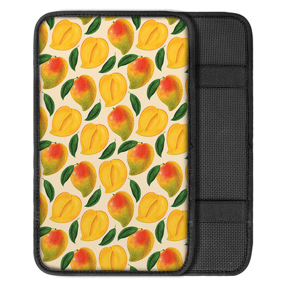 Ripe Mango Fruit Pattern Print Car Center Console Cover