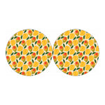 Ripe Mango Fruit Pattern Print Car Coasters