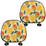 Ripe Mango Fruit Pattern Print Car Headrest Covers
