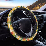 Ripe Mango Fruit Pattern Print Car Steering Wheel Cover