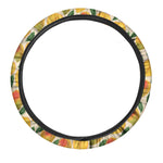 Ripe Mango Fruit Pattern Print Car Steering Wheel Cover
