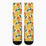 Ripe Mango Fruit Pattern Print Crew Socks