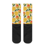Ripe Mango Fruit Pattern Print Crew Socks