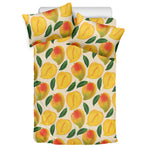 Ripe Mango Fruit Pattern Print Duvet Cover Bedding Set