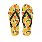 Ripe Mango Fruit Pattern Print Flip Flops