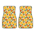 Ripe Mango Fruit Pattern Print Front Car Floor Mats