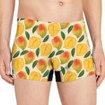 Ripe Mango Fruit Pattern Print Men's Boxer Briefs