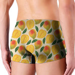Ripe Mango Fruit Pattern Print Men's Boxer Briefs