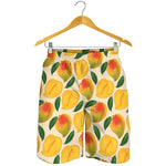 Ripe Mango Fruit Pattern Print Men's Shorts