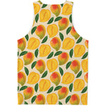 Ripe Mango Fruit Pattern Print Men's Tank Top