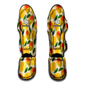 Ripe Mango Fruit Pattern Print Muay Thai Shin Guards