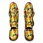 Ripe Mango Fruit Pattern Print Muay Thai Shin Guard