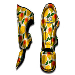 Ripe Mango Fruit Pattern Print Muay Thai Shin Guard