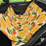 Ripe Mango Fruit Pattern Print Pet Car Back Seat Cover
