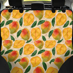 Ripe Mango Fruit Pattern Print Pet Car Back Seat Cover