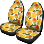 Ripe Mango Fruit Pattern Print Universal Fit Car Seat Covers