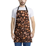 Roasted Coffee Bean Print Apron