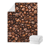 Roasted Coffee Bean Print Blanket