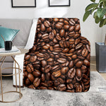 Roasted Coffee Bean Print Blanket