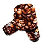 Roasted Coffee Bean Print Boxing Gloves