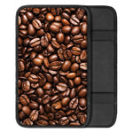 Roasted Coffee Bean Print Car Center Console Cover