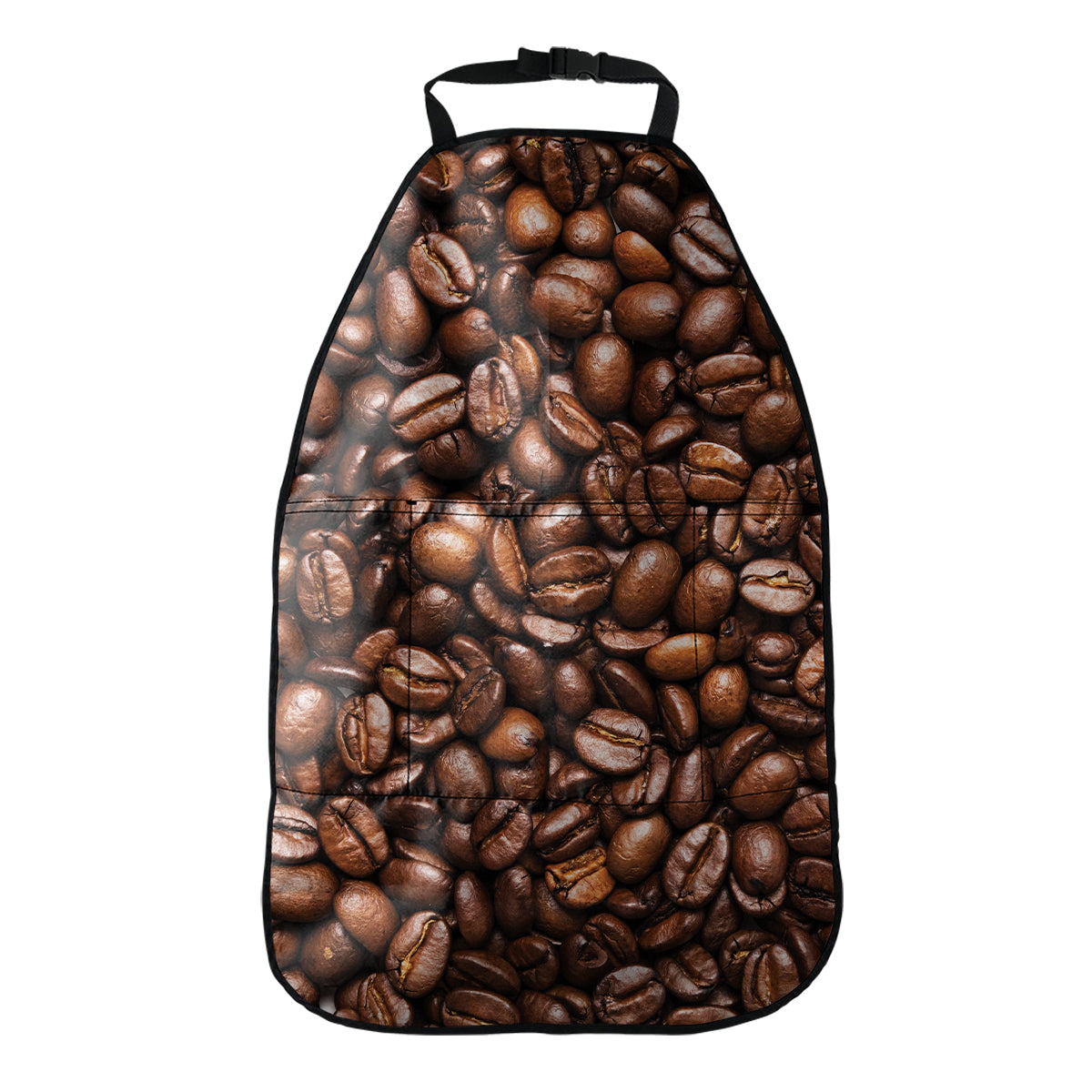 Roasted Coffee Bean Print Car Seat Organizers