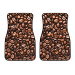 Roasted Coffee Bean Print Front Car Floor Mats