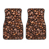 Roasted Coffee Bean Print Front Car Floor Mats