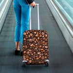 Roasted Coffee Bean Print Luggage Cover