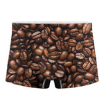 Roasted Coffee Bean Print Men's Boxer Briefs