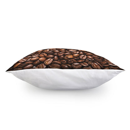 Roasted Coffee Bean Print Pillow Cover