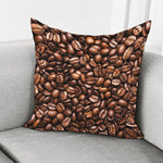 Roasted Coffee Bean Print Pillow Cover