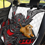 Robot Samurai Mask Print Pet Car Back Seat Cover