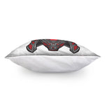 Robot Samurai Mask Print Pillow Cover