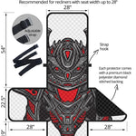 Robot Samurai Mask Print Recliner Protector