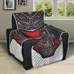 Robot Samurai Mask Print Recliner Protector