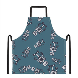 Robot Servant Pattern Print Apron